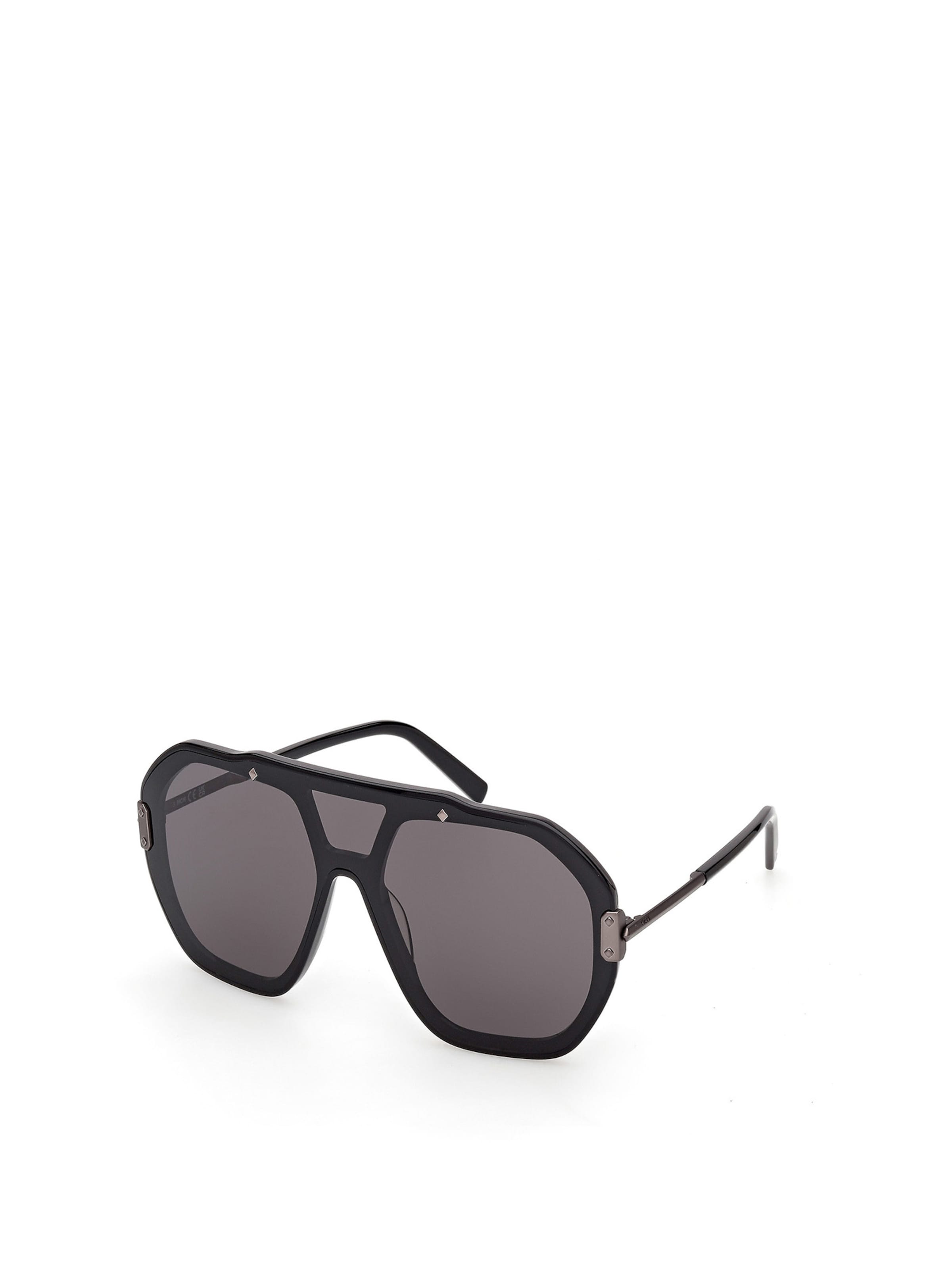 MCM Sonnenbrille in Schwarz: Vorderseite