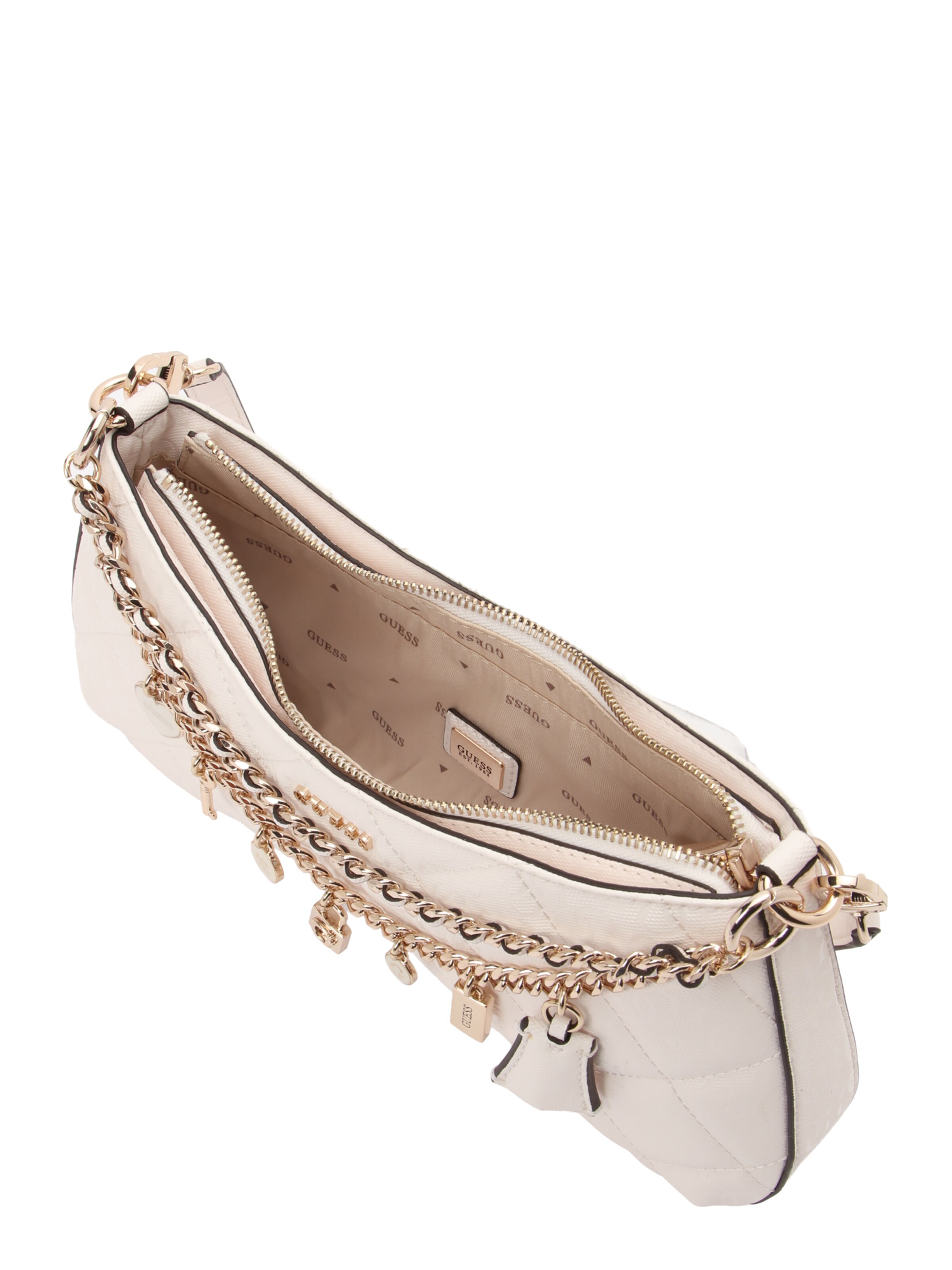 GUESS Τσάντα ώμου 'Libby' σε μπεζ