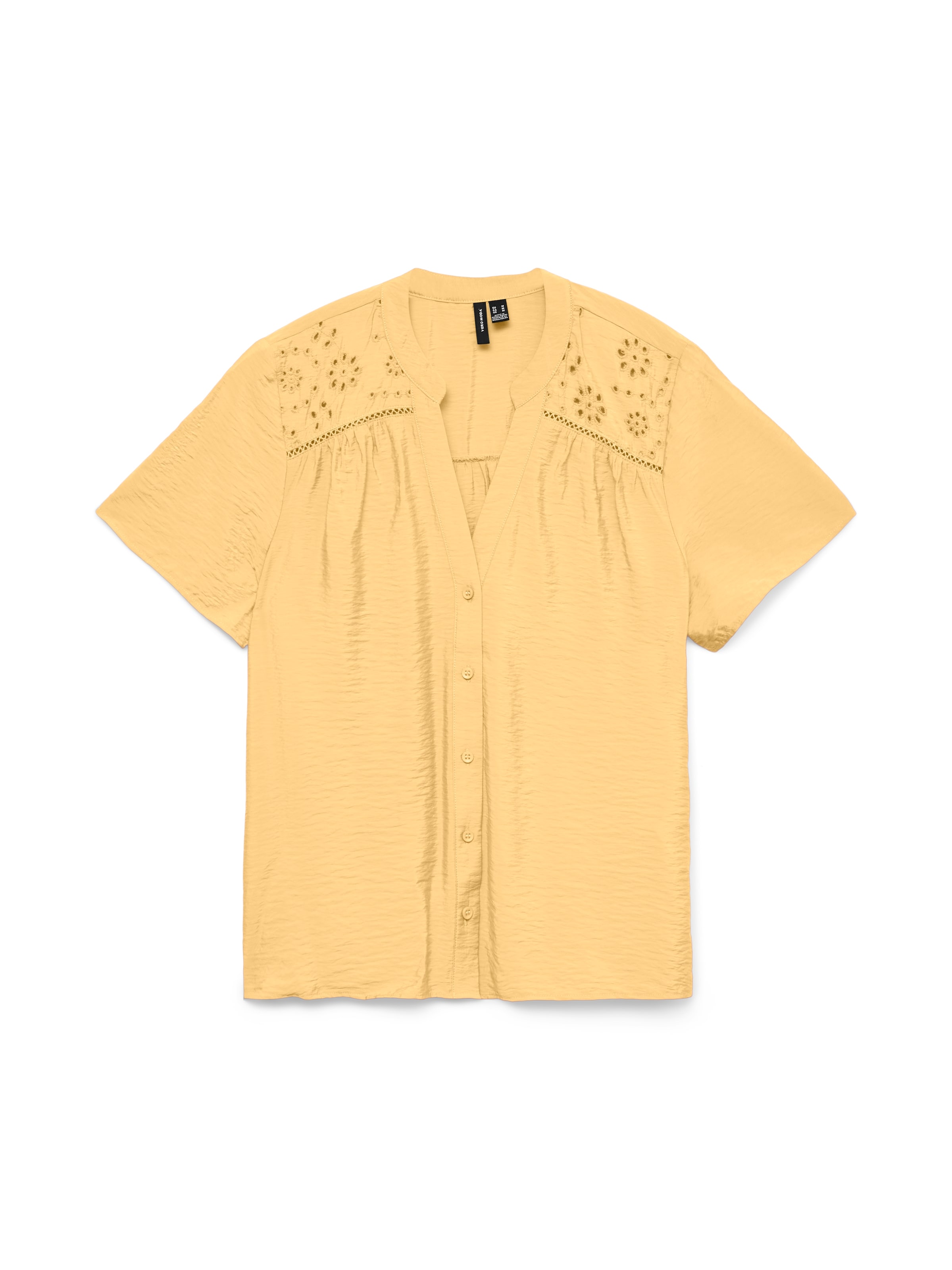 VERO MODA Bluse in goldgelb, Produktansicht