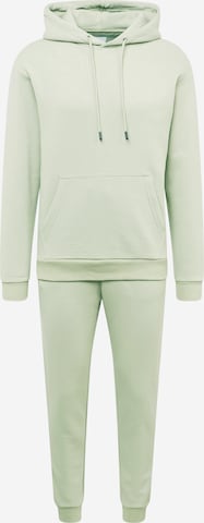 JACK & JONES Sweatsuit 'BRADLEY' in Green: front