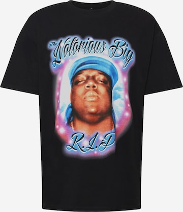 Mister Tee Shirt 'Biggie R.I.P' in Zwart: voorkant