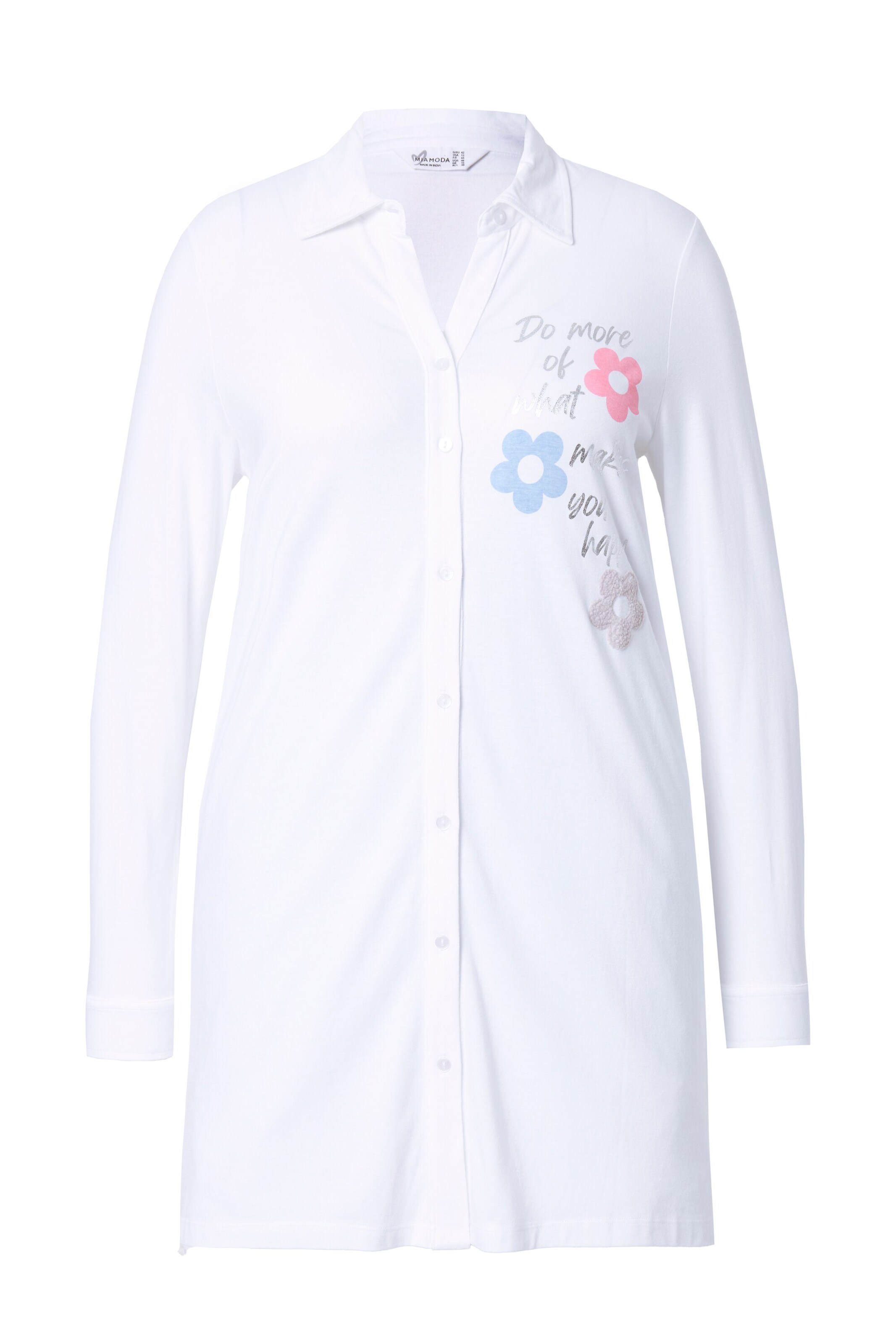 MIAMODA Blouse in Light blue / Light pink / White, Item view