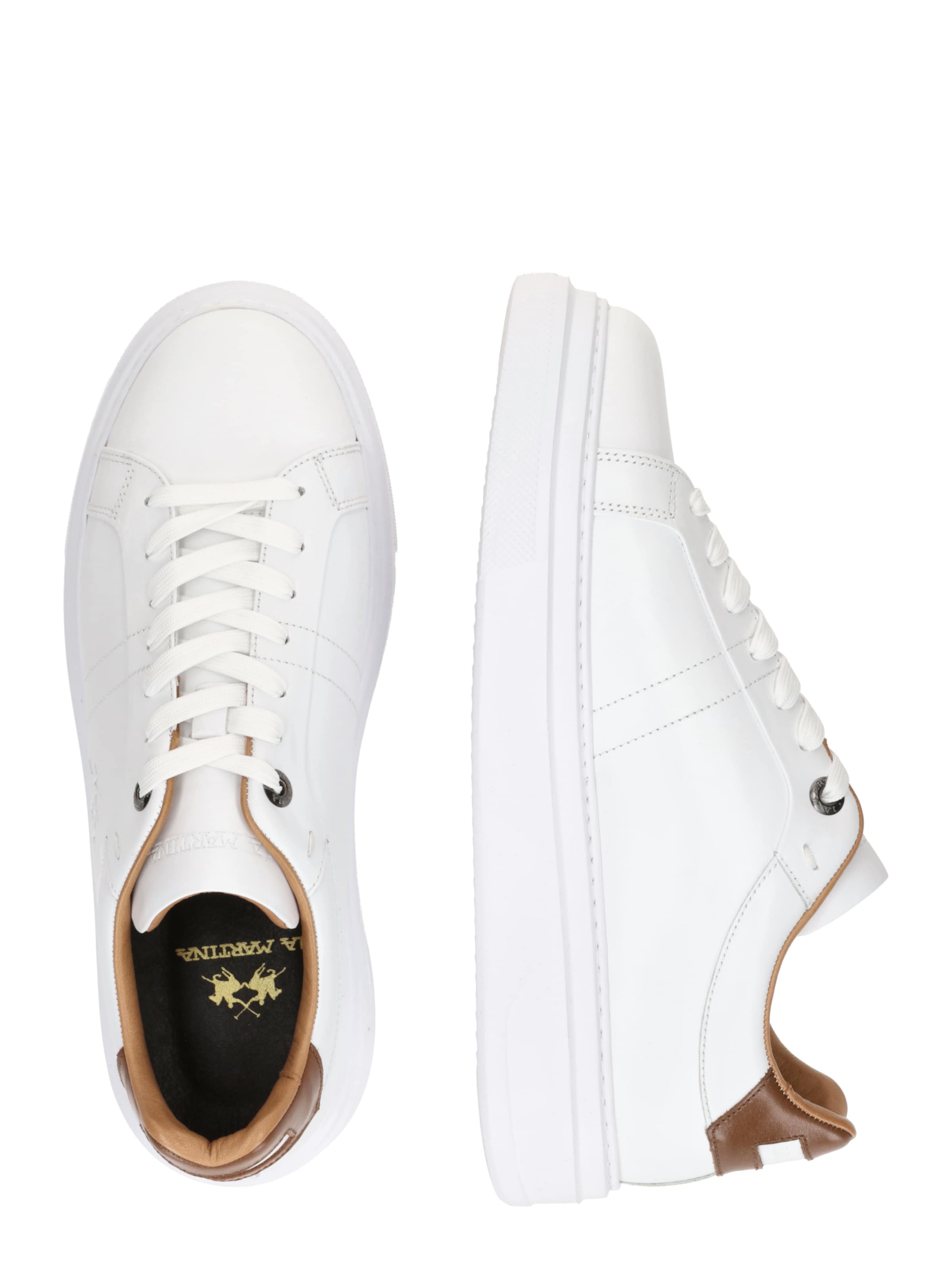 La Martina Низкие кроссовки в Белый