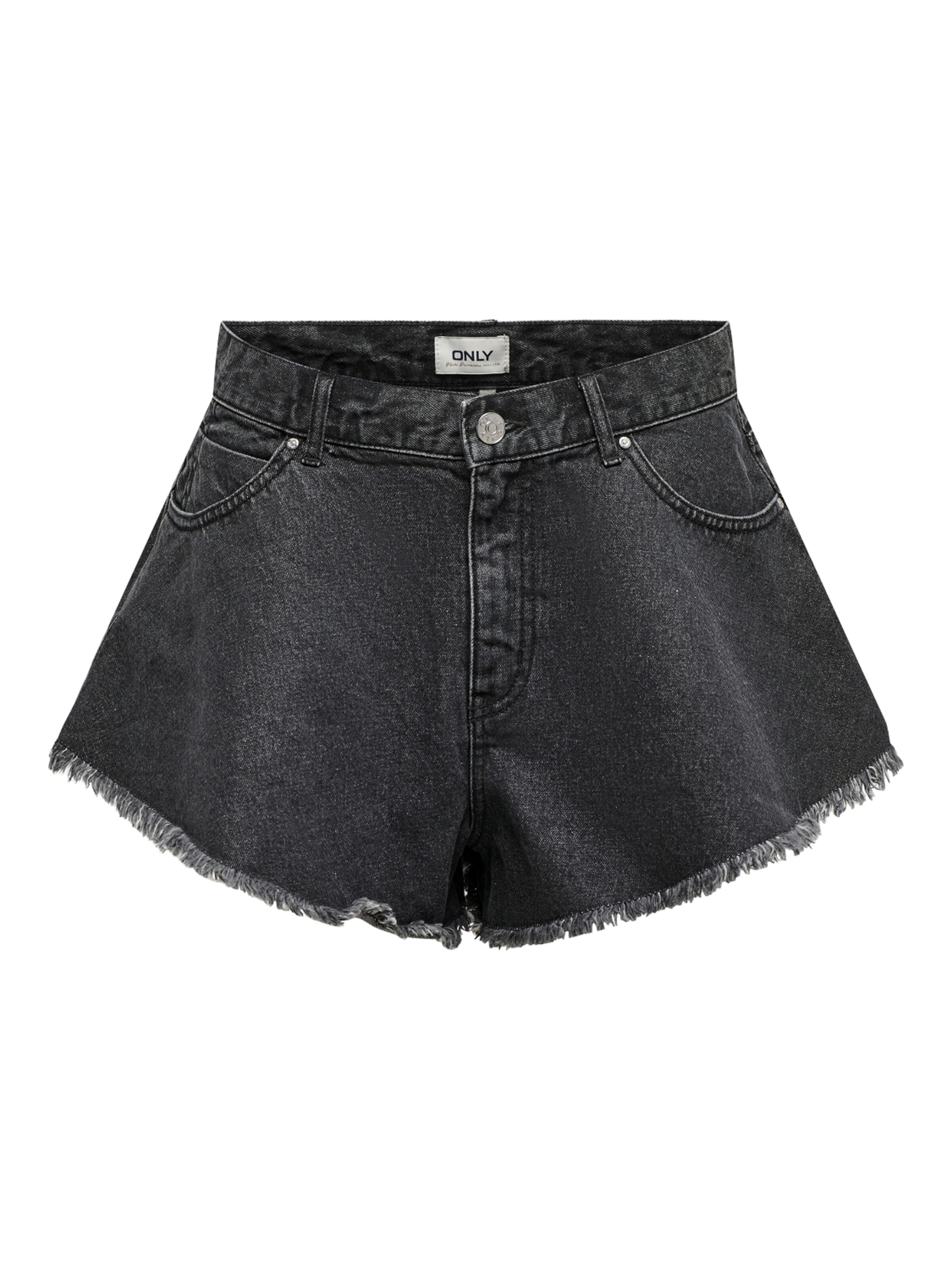 ONLY Loosefit Farkut 'Chiara' värissä musta: etupuoli