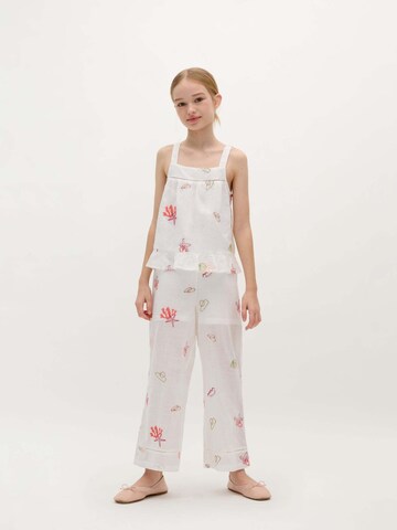 Loosefit Pantalon ' ' Scalpers en blanc : devant
