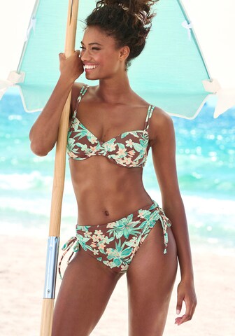 Invisible Bikini 'Shina' s.Oliver en marron : devant