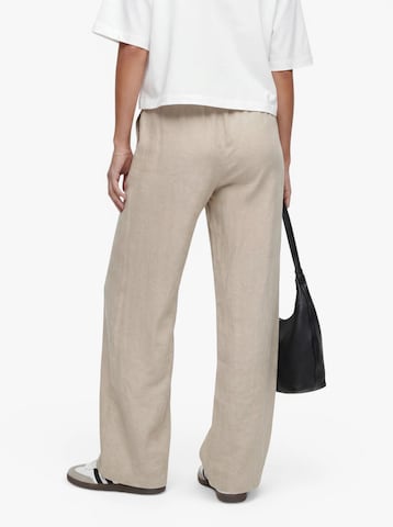 JDY Wide leg Byxa 'JDYFINN' i beige