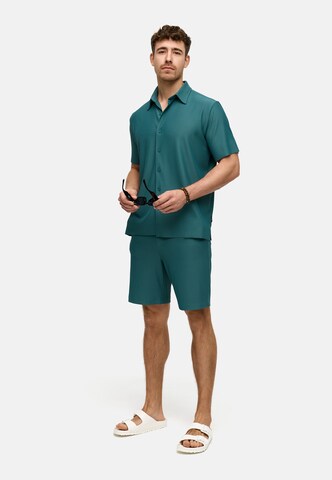INDICODE JEANS Regular fit Overhemd 'Lamgo' in Groen