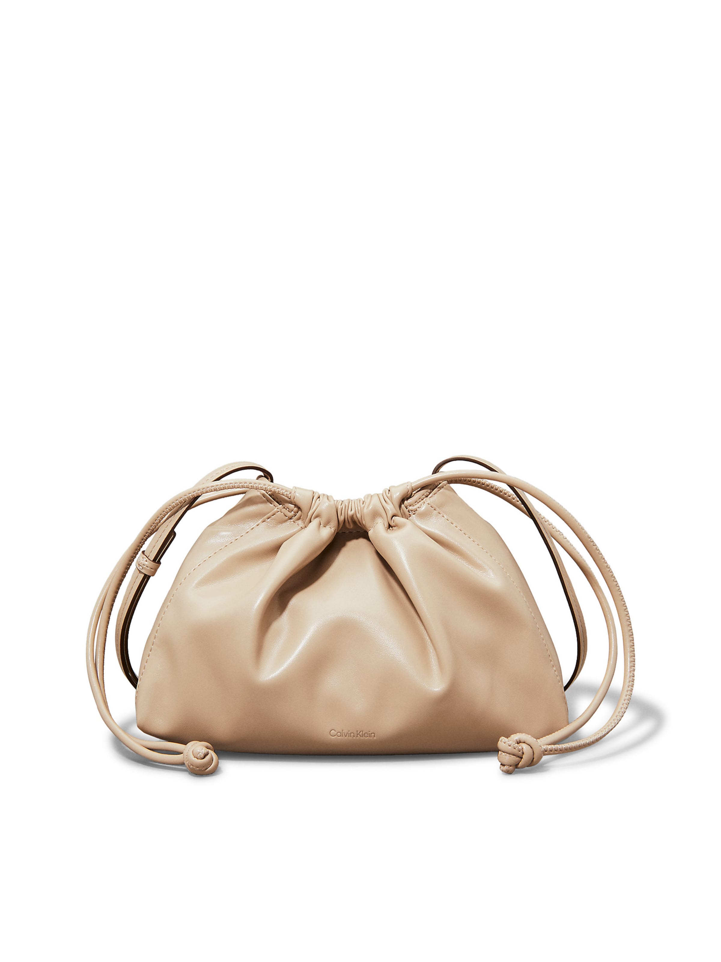 Calvin Klein Pouch in Beige: front