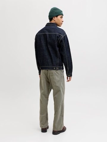 JACK & JONES Wide Leg Hose 'JPSTAlex' in Grau