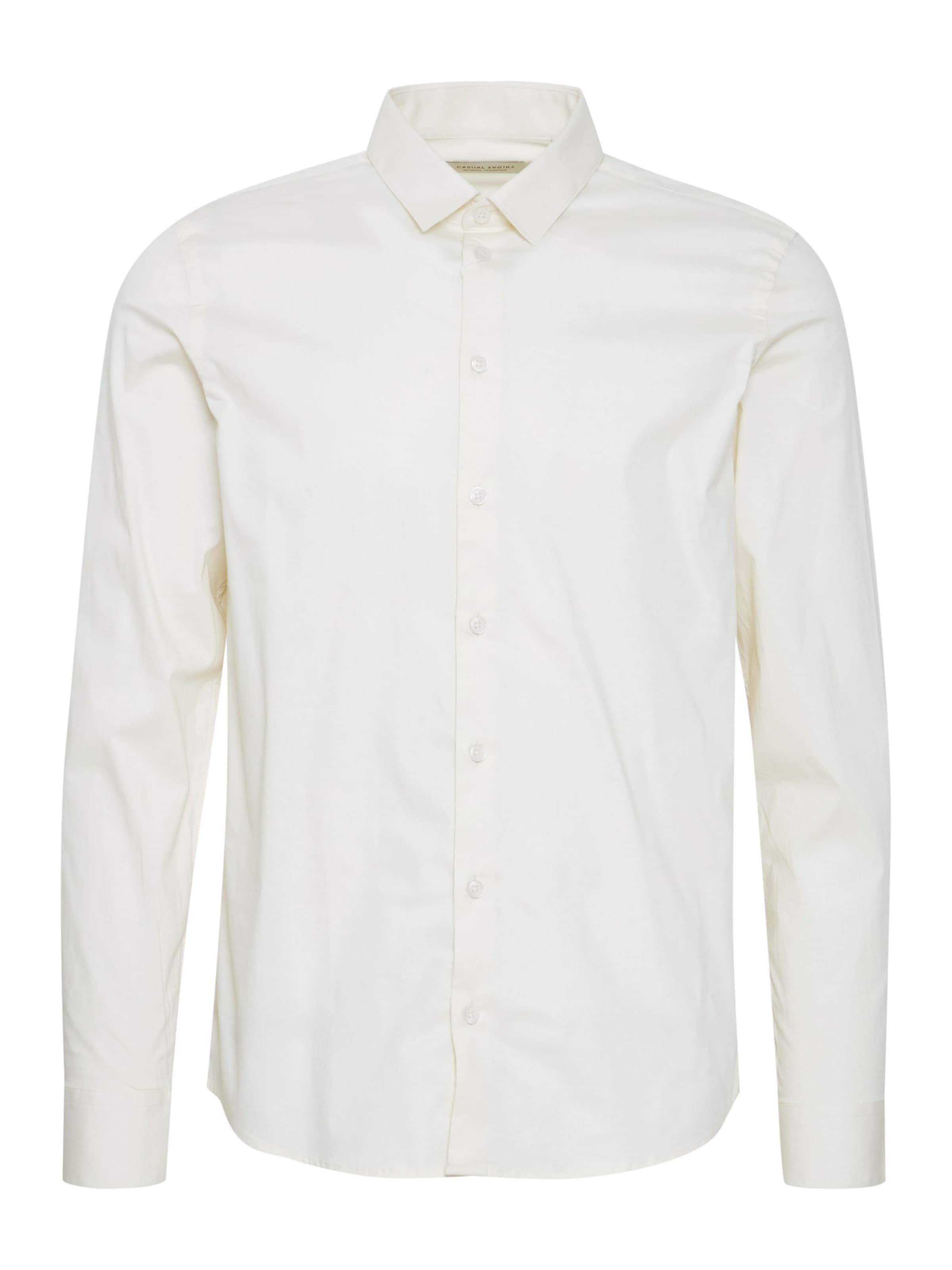 Casual Friday Slim fit Zakelijk overhemd 'VIGGO' in Wit: voorkant