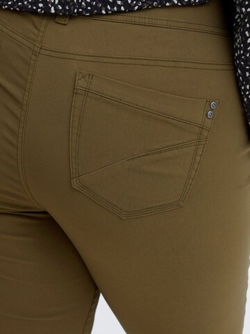Fransa Curve Skinny Broek ' ZALIN ' in Groen