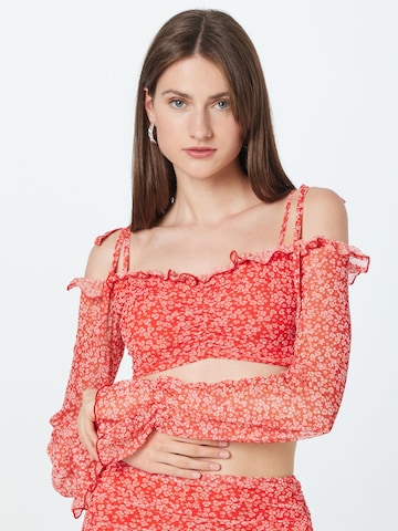 NLY by Nelly - Blusa em vermelho: frente