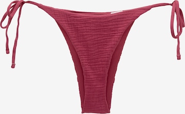 Bas de bikini Pull&Bear en rose : devant