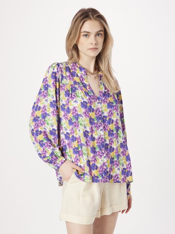 Lollys Laundry Blouse 'Elif' in Lila: voorkant