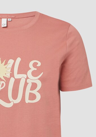 T-shirt QS en orange