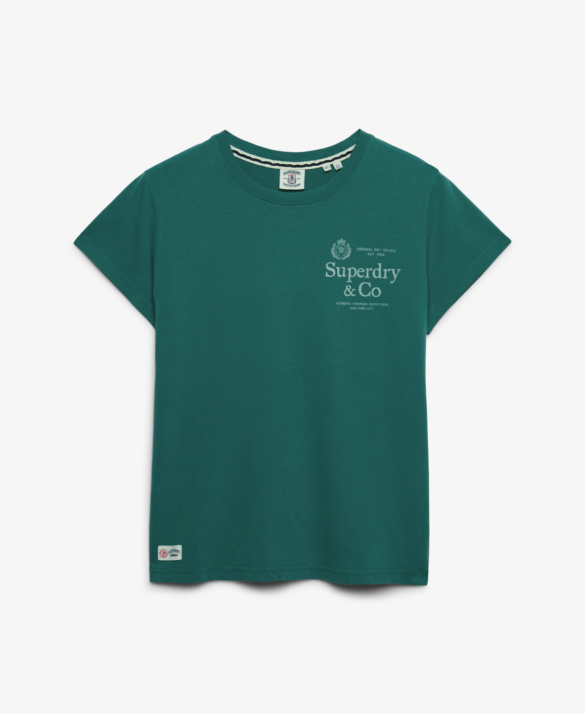 Superdry & Co T-Shirt 'Classic' in Grün: Vorderseite