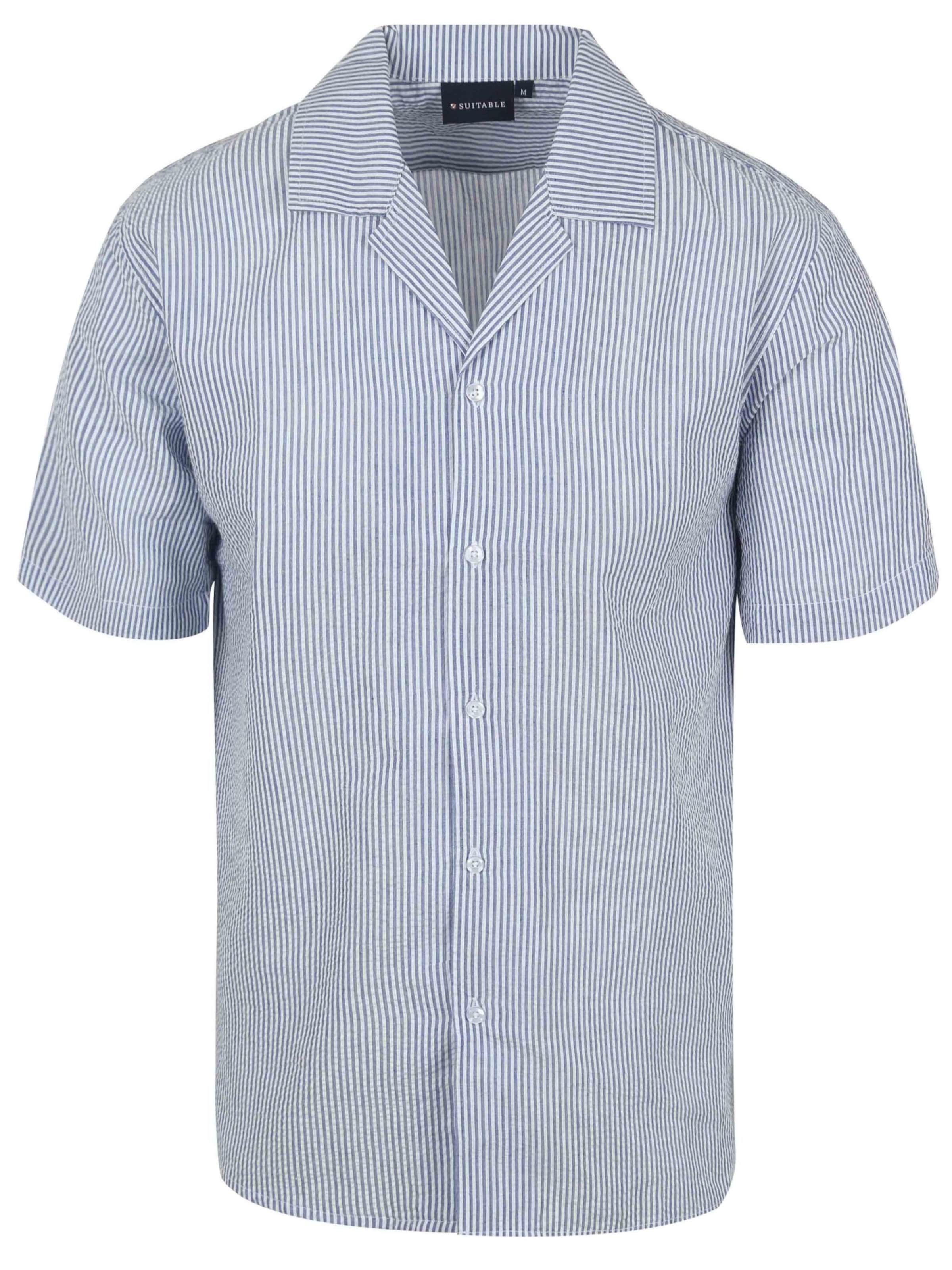 Coupe regular Chemise Suitable en bleu : devant