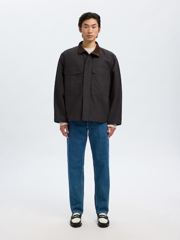 SELECTED Tussenjas 'SLHMARK' in Bruin