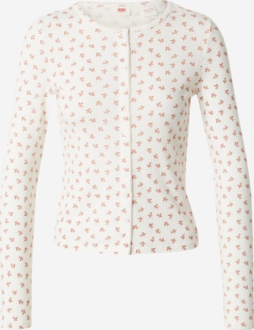 LEVI'S ® Strickjacke in Weiß: Vorderseite