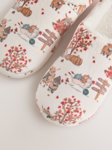Next - Zapatillas de casa en beige