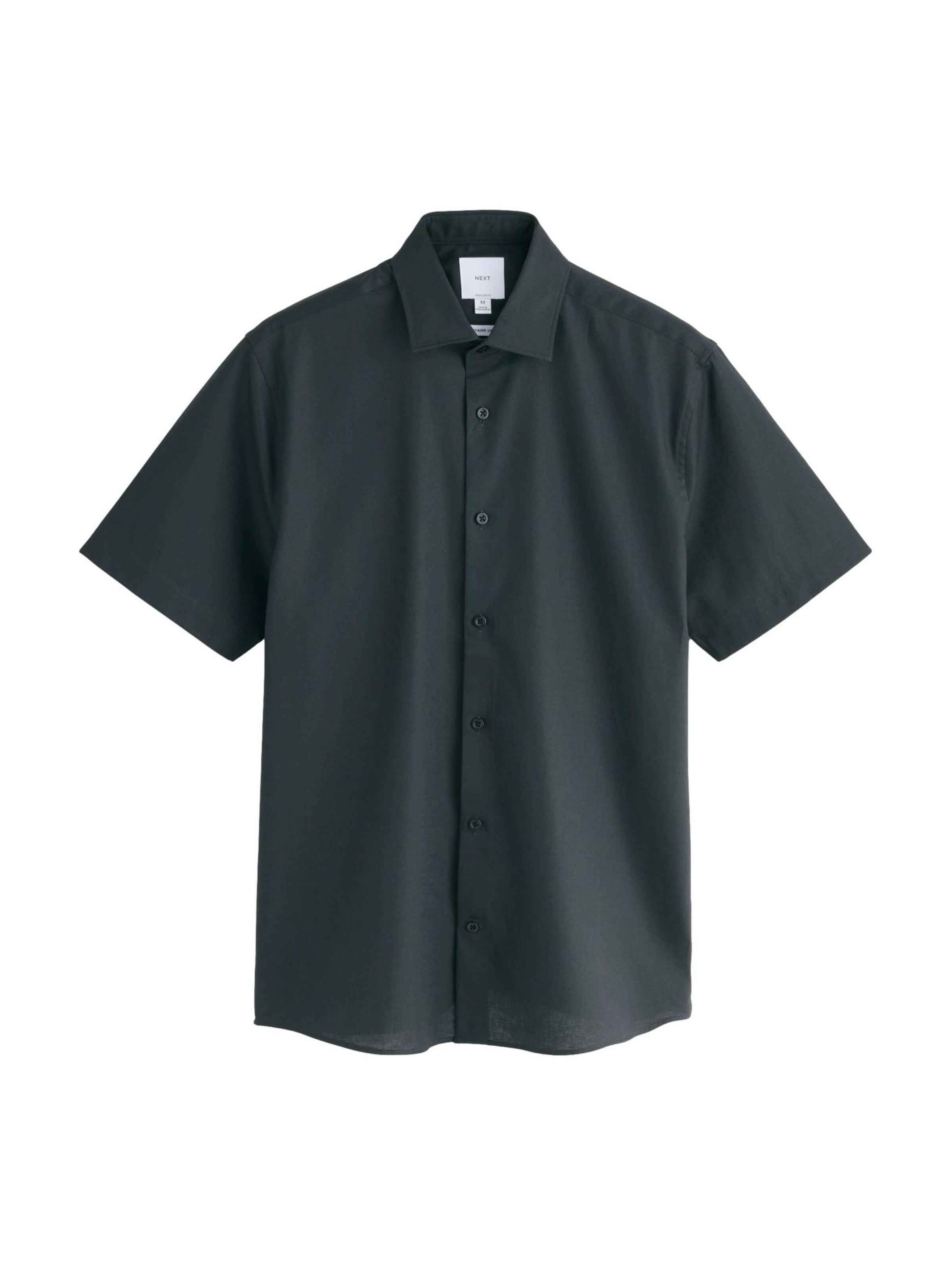 Chemise 'N. Premium' Next en noir : devant