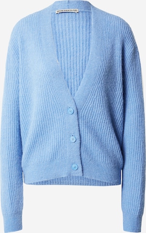 DRYKORN Knit Cardigan 'ZERDINA' in Blue: front