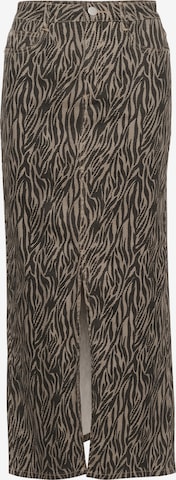 Jupe 'Leondra' Kaffe en marron : devant