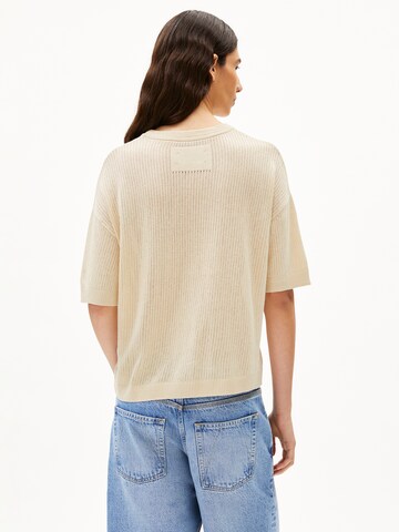 ARMEDANGELS Pullover 'Lizaa Lino' in Weiß: Vorderseite