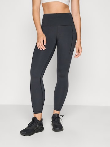 new balance Скинни Спортивные штаны в Черный: спереди