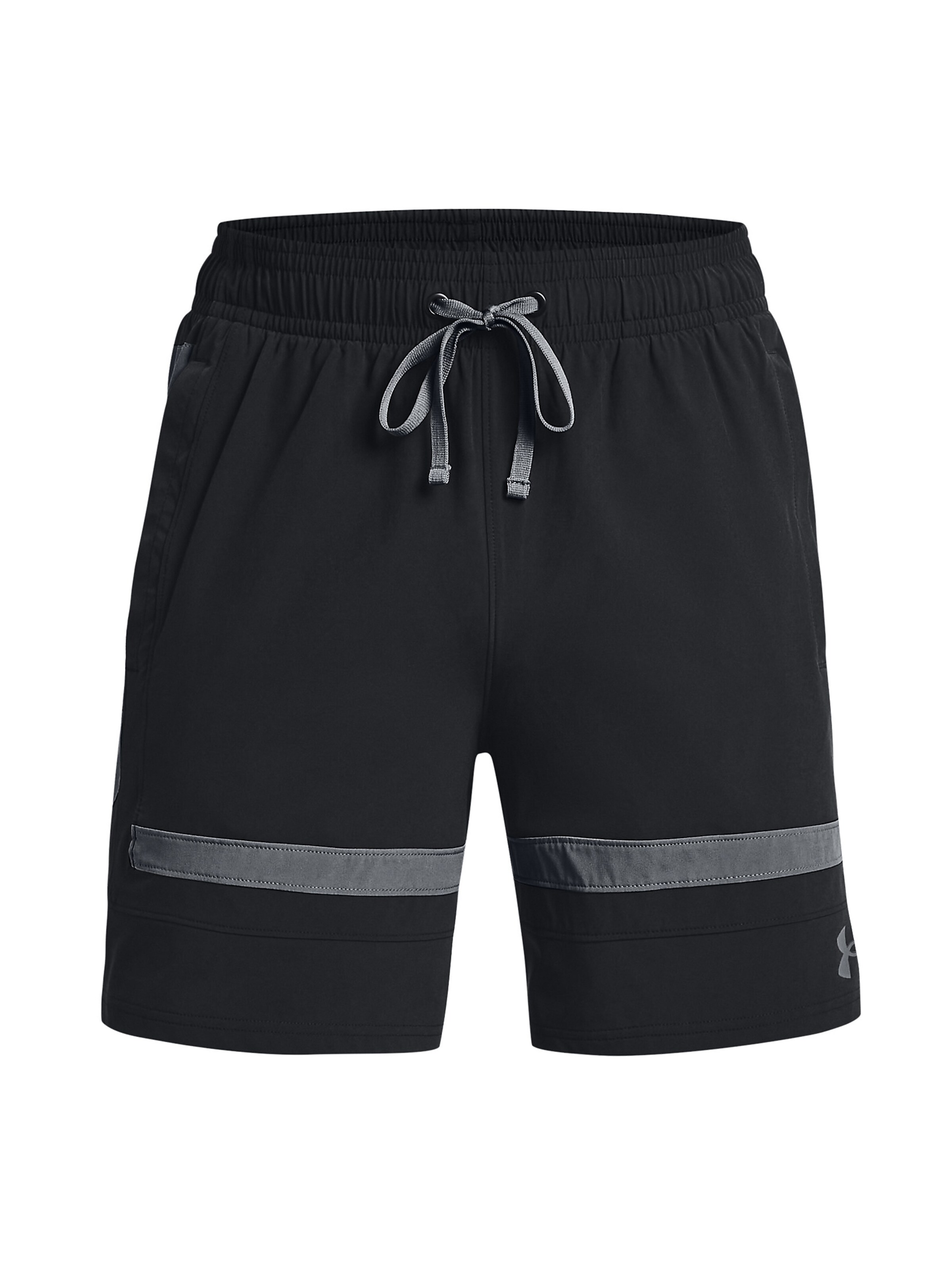 UNDER ARMOUR Loosefit Sportshorts 'Baseline' in Schwarz: Vorderseite