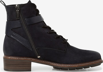 TAMARIS Lace-Up Ankle Boots in Blue