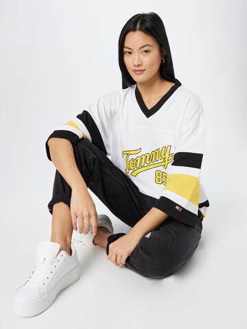 Tommy Jeans Sweatshirt 'Collegiate' in Weiß