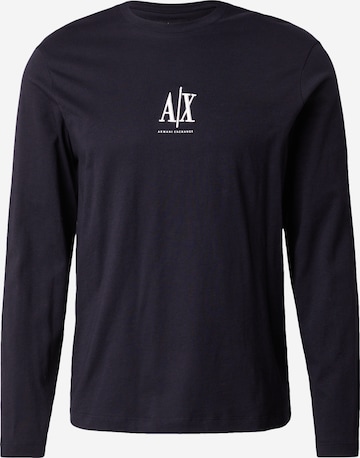 ARMANI EXCHANGE Футболка в Синий: спереди