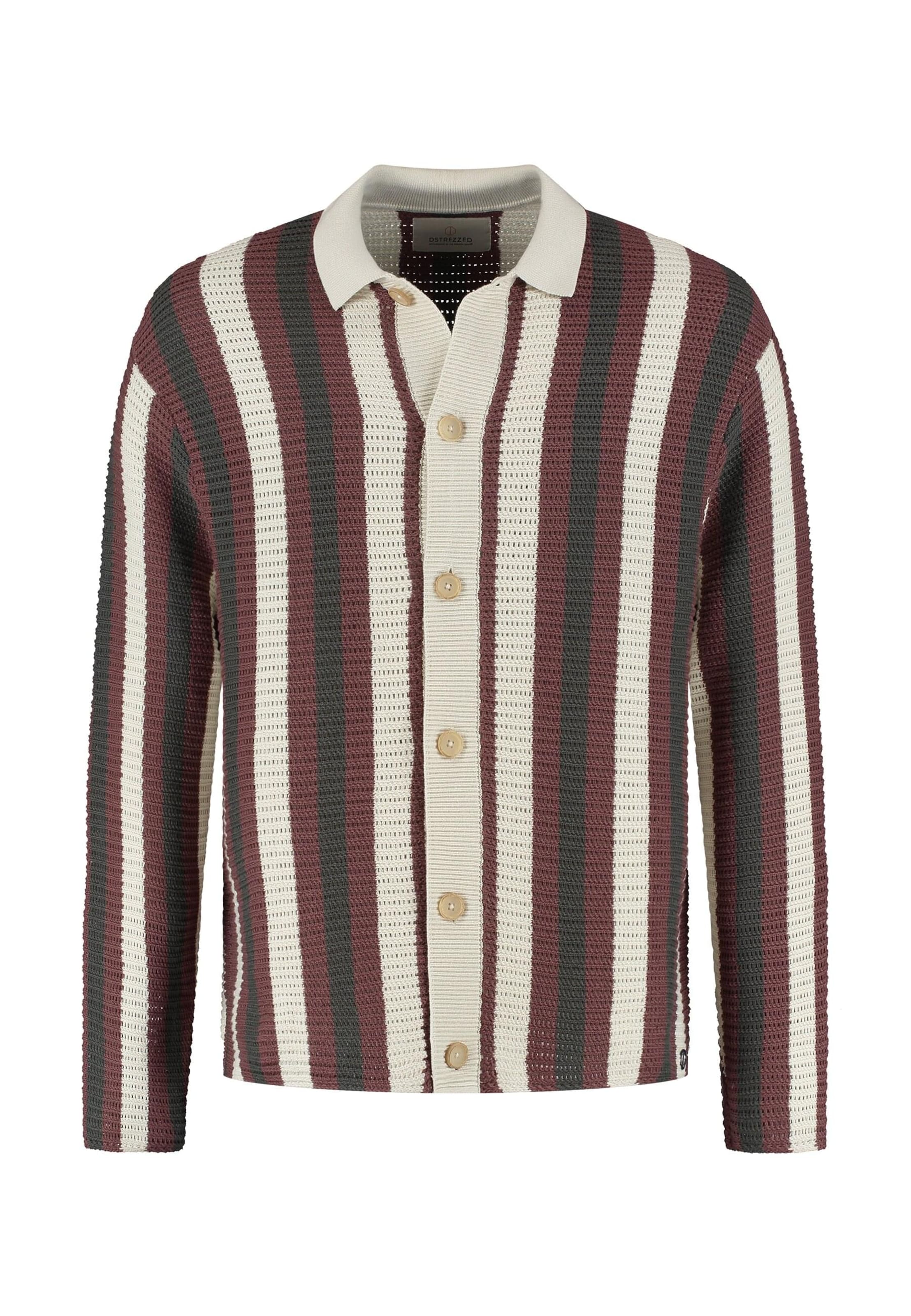 Dstrezzed Strickjacke 'Par' in Beige: Vorderseite