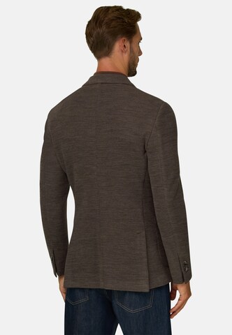 Boggi Milano Regular fit Colbert in Bruin