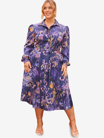 Chi Chi Curve Shirt Dress in Mixed colors