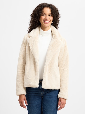 Marie Lund Between-season jacket in Beige: front