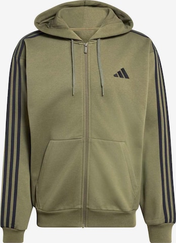 ADIDAS SPORTSWEAR Urheilullinen collegetakki värissä vihreä: etupuoli