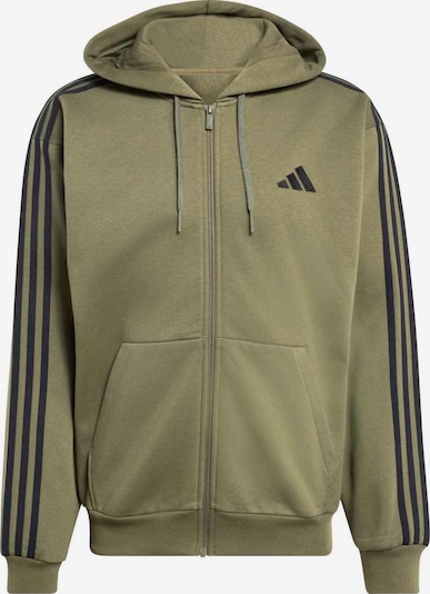 XS dydžio Sportinis džemperis iš ADIDAS SPORTSWEAR, spalva – alyvuogių spalva / juoda, Prekių apžvalga