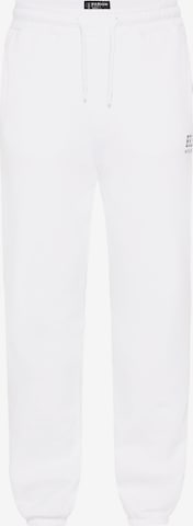 Harlem Soul Regular Pants 'LE-NNY' in White: front