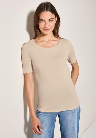 CECIL T-Shirt 'Lena' in Beige: Vorderseite
