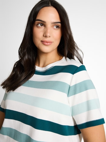 Tom Tailor Women + T-Shirt in Grün