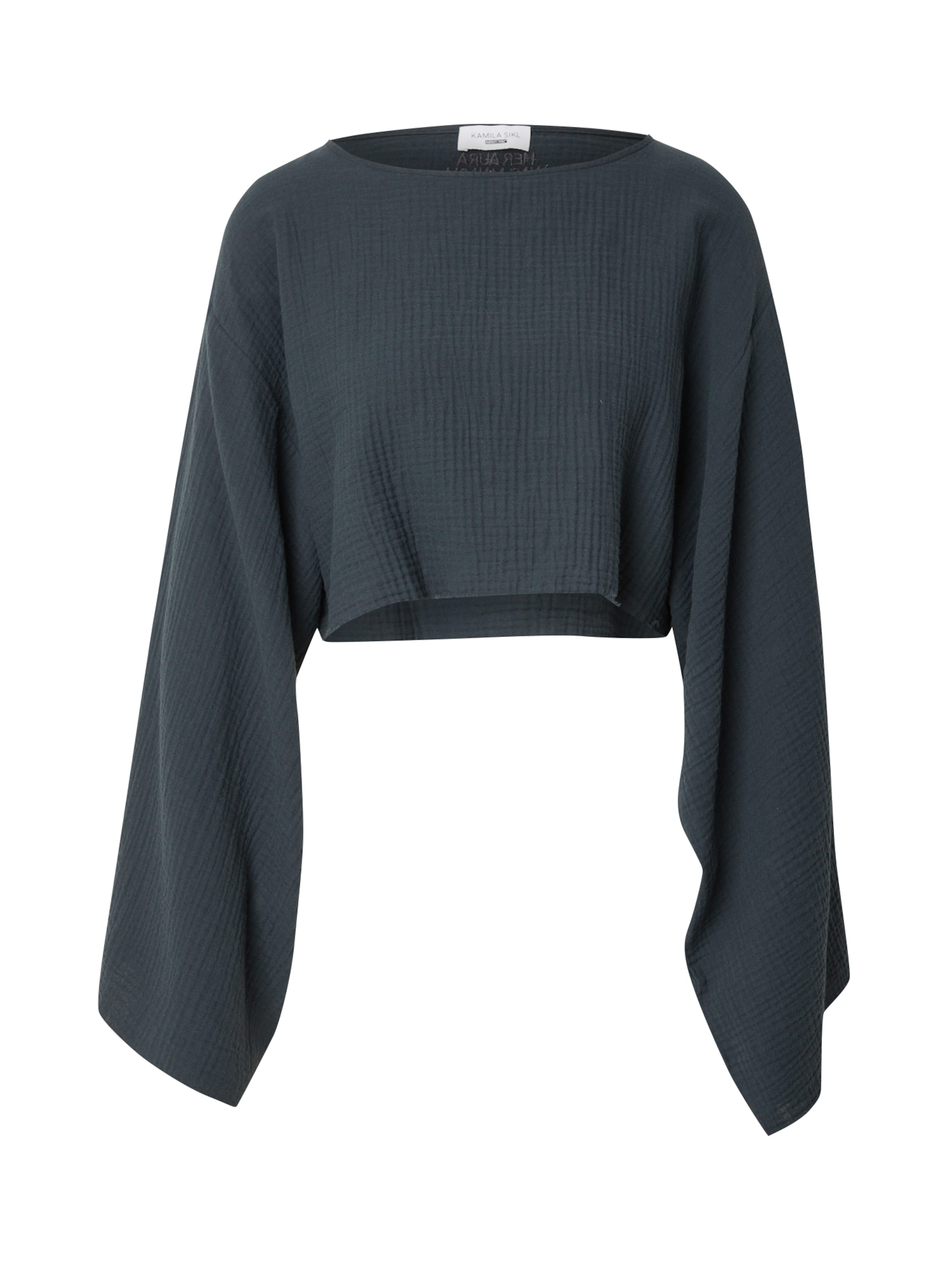 Kamila Šikl Μπλούζα σε μαύρο: μπροστά