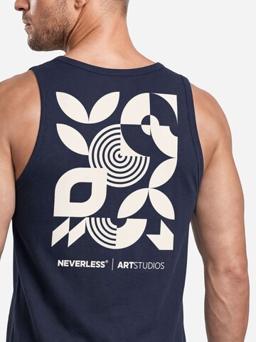 Neverless Shirt 'Modern Art' in Blue