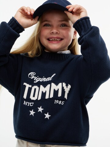 TOMMY HILFIGER Pullover in Blau
