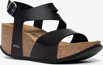 Bayton Sandalen met riem 'Ibiza' in Zwart