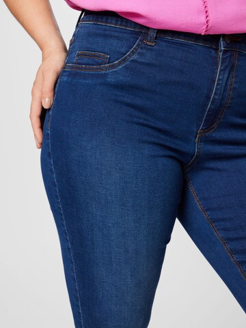 Noisy May Curve Skinny Jeans 'CALLIE' in Blauw