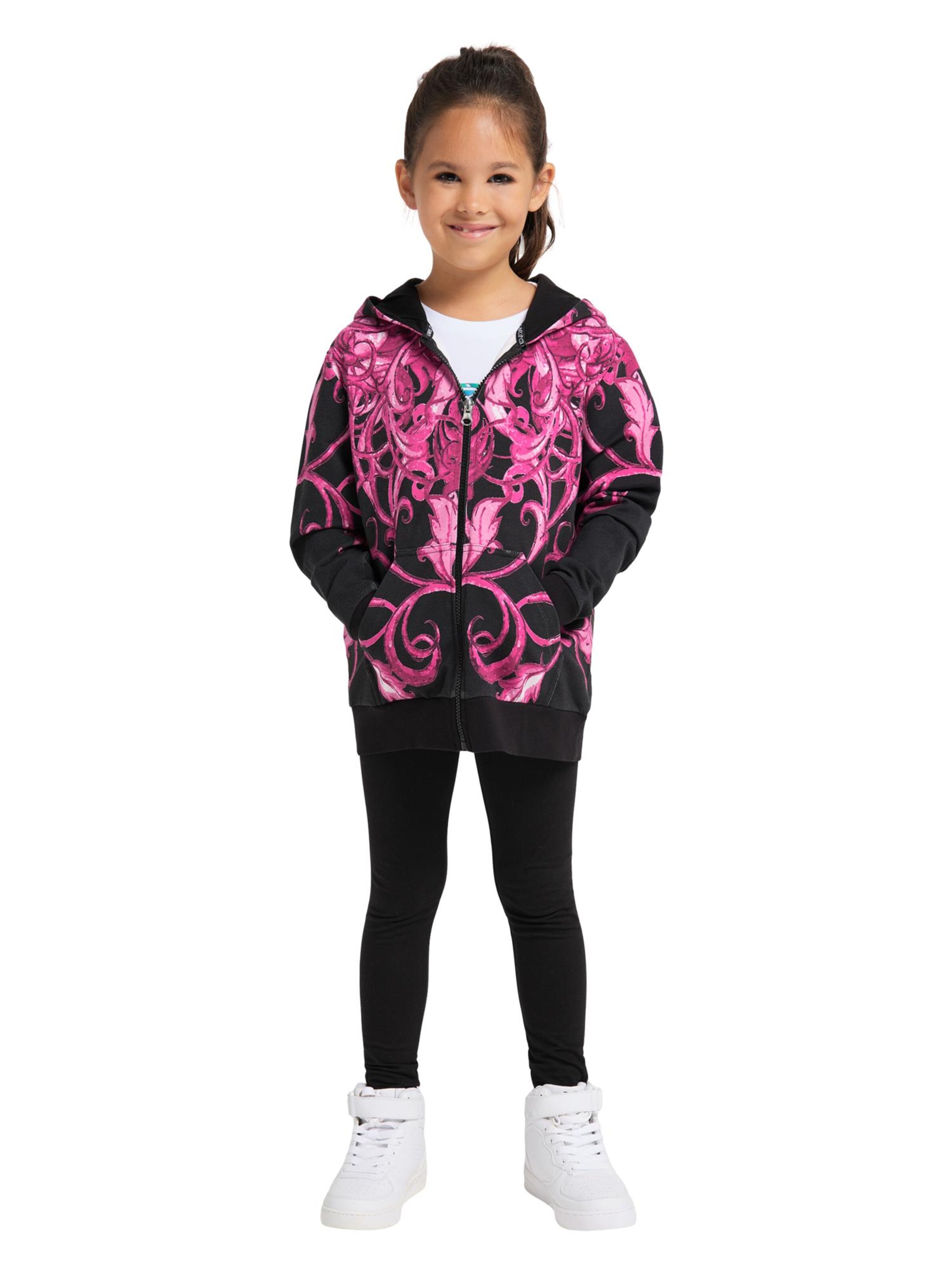 Veste de survêtement 'Carli' Carlo Colucci en rose