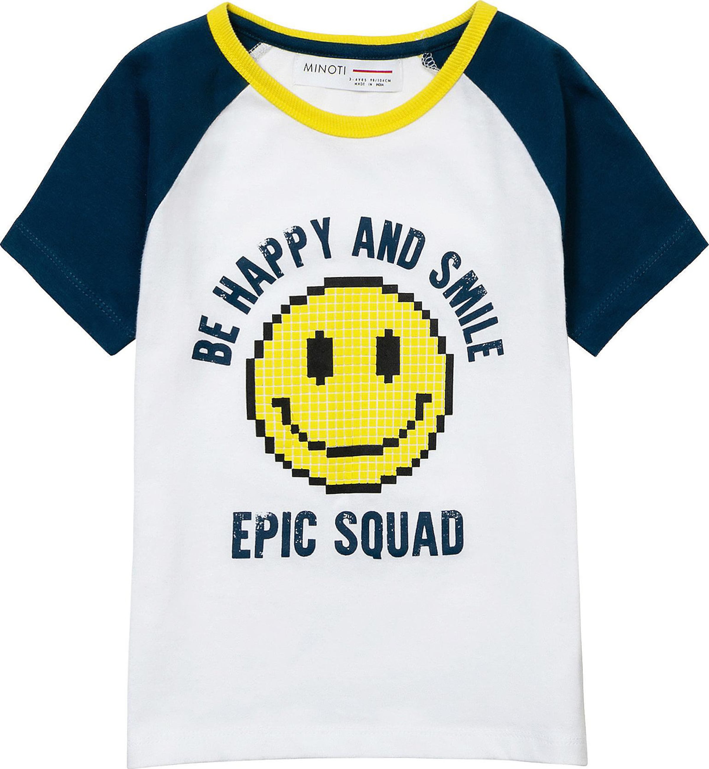 MINOTI Särk 'Raglan', värv valge: eest vaates